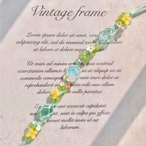 HANDMADE Macrame Crystal Bracelet